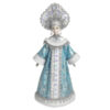 Конфетница Снегурочка голубая. Конус